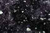 Dark Purple, Amethyst Crystal Cluster - Uruguay #123810-1
